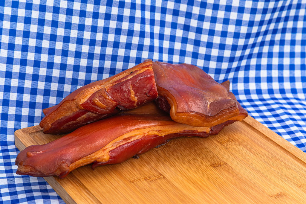 Bacon defumado artesanal de barriga suina